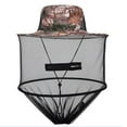 thumbnail image 1 of Camouflage Outdoor Fishing Sunproof Anti Mosquito Mesh Hat Face Protective Cap, 1 of 10