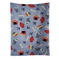 Carolines Treasures BB3917KTWL Bearded Collie Dog House Collection Kitchen Towel 15 X 28" multicolor
