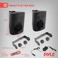 thumbnail image 2 of Pyle PDWR52BTBK 5.25" 240W Bluetooth 110/240V Indoor/Outdoor Speaker System, 2 of 6
