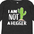 thumbnail image 4 of Inktastic I am Not a Hugger with Cactus Boys or Girls Long Sleeve Toddler T-Shirt, 4 of 5