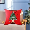 thumbnail image 1 of Fiudx Ofertas flash Artículos en oferta Funda de almohada navideña con alfabeto, funda de almohada navideña, decoración de almohada navideña, almohada para sofá, almohada para cama en casa, 1 of 6