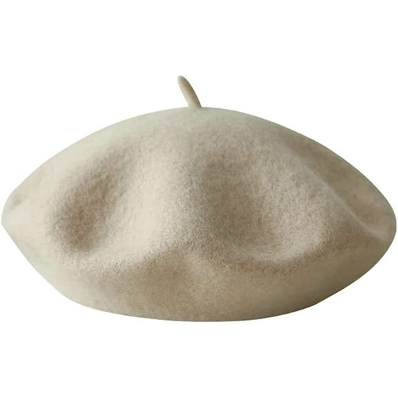 CoCopeaunt French Wool Beret Hat Fashionable Chic Casual Warm Cap Girls Ladies Artist Painter Hat