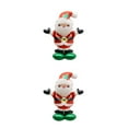thumbnail image 1 of Ruiboury Party Decor Essential Christmas Foil Balloons With Exquisite Patterns Balloon Christmas Suitable For Any Places multicolor Stretching Santa 2Set, 1 of 6