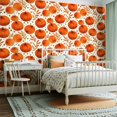 thumbnail image 2 of Peel and Stick Wallpaper Contact Paper watercolor hand drawn orange ripe organic Self Adhesive and Removable 24in x 118in, 2 of 8