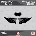 thumbnail image 4 of Kalair GFX Graphics Kit for GASGAS EC125, EC200, EC250, EC300, and EC450 (2010-2011) Inferno Series, 4 of 5