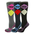 thumbnail image 2 of Soxy Chaussettes Montantes Argyle pour Femmes (Lot de 3), 2 of 3