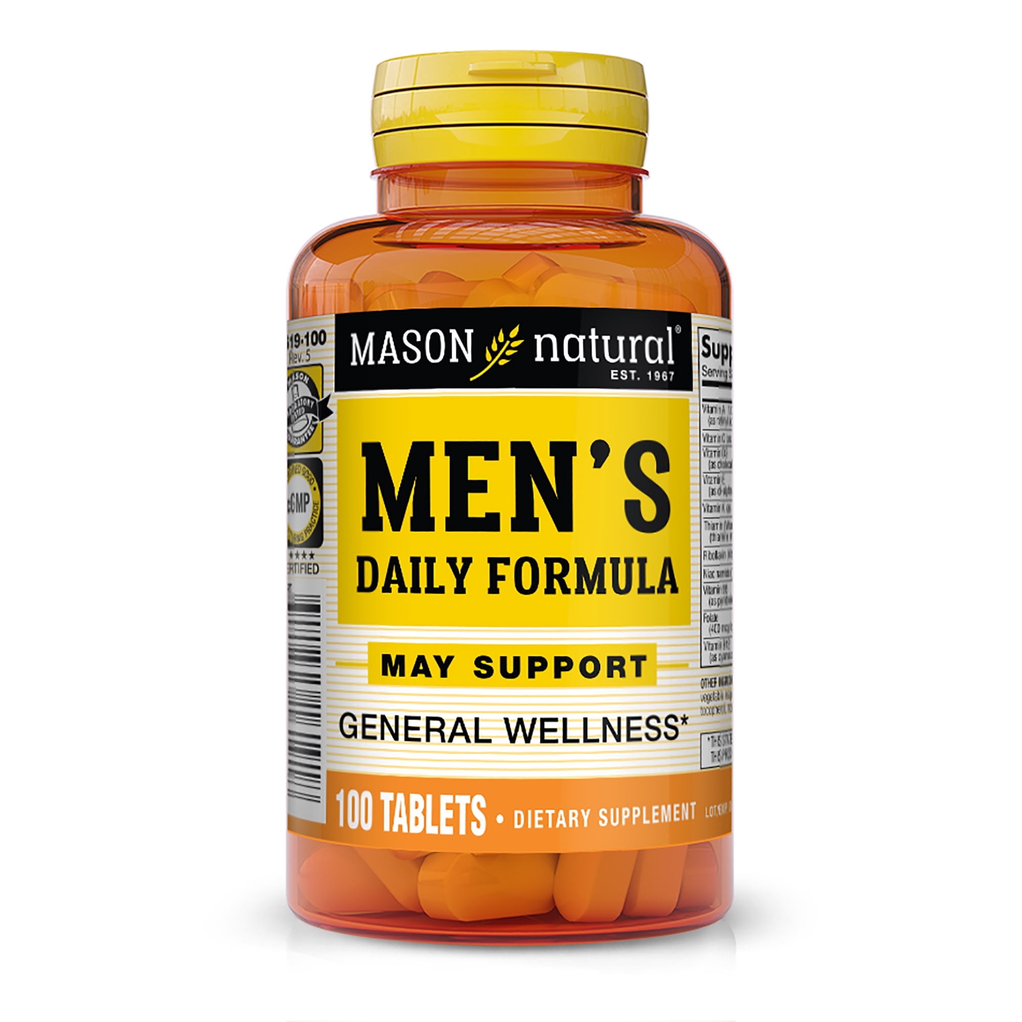 (3 pack) Mason Natural Men's Daily Formula Tablets