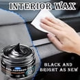 thumbnail image 2 of Black Plastic & Leather Restorer Paste for Auto Interior Repair, Car Scratch & Fade Remover, Dashboard & Seat Revitalizer, 2 of 8