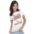 thumbnail image 3 of Sooner Than You Think Oklahoma Pride Womens Slim Fit Graphic Tee Brisco Brands L, 3 of 5