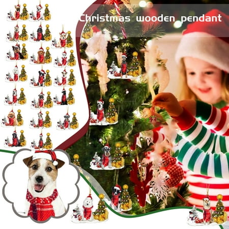 

Rong Yun Dog Listing Christmas Ornaments Christmas Tree Pendants Hanging Tags Decoration(Buy 2 Get 1 Free)
