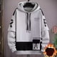 thumbnail image 1 of WILLBEST Sudaderas Deportivas para Hombre, Sudadera Holgada con Capucha y Estampado De Letras para Otoño e Invierno Mediana​​, 1 of 3