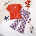 thumbnail image 4 of Futezty Girls Summer Outfits, 4th of July Baby Girl Outfits Baby Girl Full Flower Print Summer Casual Dress Sleeveless Backless Princess Party Dresses Swing Sundress With Straw Hat Beachwear, 4 of 8