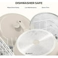 thumbnail image 3 of Granitestone ZUKA Ceramic Pan, 12 Inch Ceramic Deep Frying Pan Set with Steamer, Large Saute Pan with Lid, Everyday Skillet, Non Toxic Pans for Cooking, Nonstick, Induction Oven & Dishwasher Safe, 3 of 9
