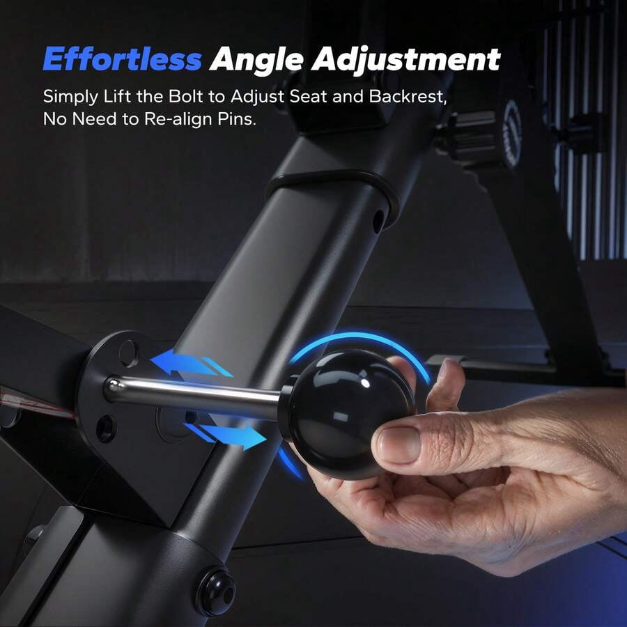 Adjustable Weight Bench With 72 Training Angles, Foldable Weight Benches For Home Gym With 990 LBS,  Perfect For Home Workouts. Great For Full-Body Strength Training Black Upgrade