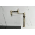 thumbnail image 3 of Kingston Brass KS3703CG Fuller Deck Mount Pot Filler Faucet, Antique Brass, 3 of 7