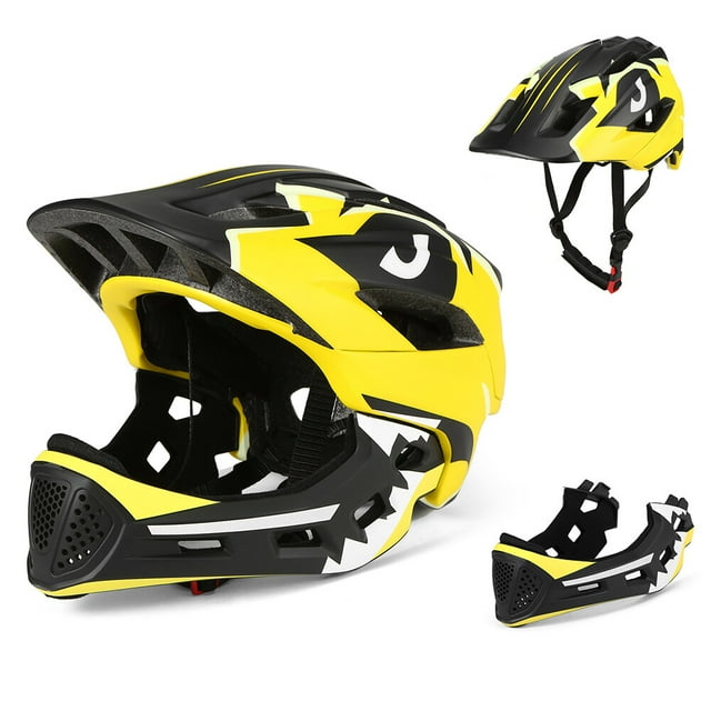 Lixada Kids Detachable Full Face Helmet Children Sports Safety Helmet