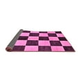 thumbnail image 2 of Ahgly Company Indoor Rectangle Checkered Purple Modern Area Rugs, 7' x 10', 2 of 4