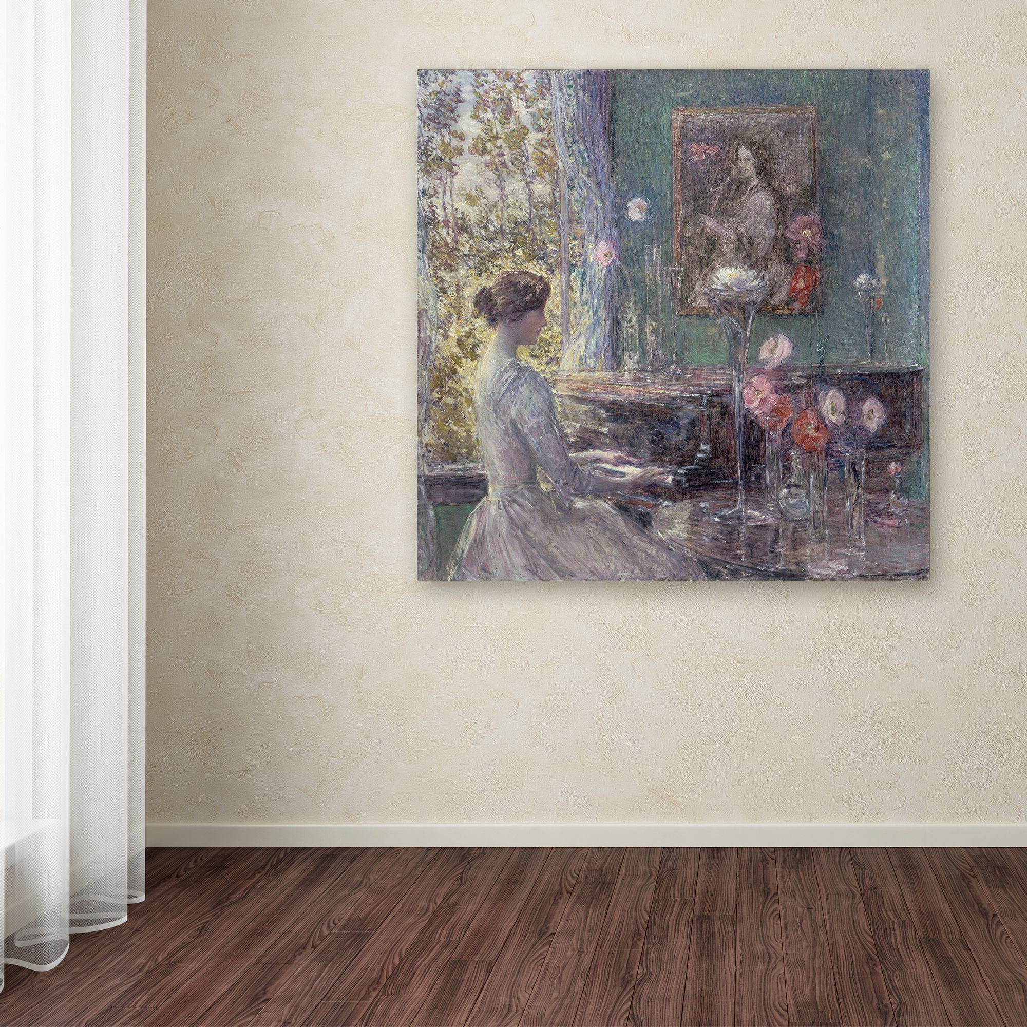 Childe Hassam 'Improvisation' Canvas Art
