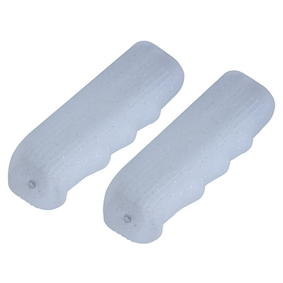 Lowrider Bicycle Bike Custom Grips KRATON Rubber Sparkle Clear. Bike Part, Bicycle Part, Bike Accessory, Bicycle Accessory