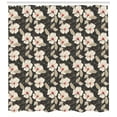 thumbnail image 3 of Ambesonne Floral Shower Curtain, Poppy Flowers Nature, 69"Wx84"L, Tan Charcoal Grey Red, 3 of 3