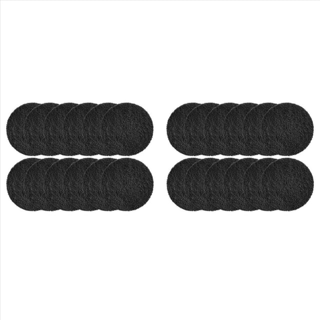 Paquete de 24 Filtros Absorbentes para Botes de Basura, Desodorante Purificador de CarbóN Activado para Botes de Basura, Cubos de Compost Redondos
