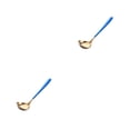 thumbnail image 3 of Reemplazo de cuchara para salsa Billuyoard Acero Inoxidable Pulido Oro Azul 2Conjunto, 3 of 6