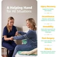 thumbnail image 5 of Improvia Washable Positioning Pad with 8 Handles for Incontinence, Waterproof Reusable, 34 x 52 in, 1-Pack (Green), 5 of 9