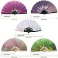 thumbnail image 7 of Folding Hand Fan for Men/Women, Club Dance Party, Festivals, Music Festival, Event, Party, Dance, Performance, Decoration, Gift, 7 of 7