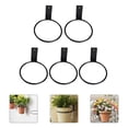thumbnail image 3 of MasteelfCA 5pcs Flower Pot Rack Garden Pot Holder Wall-mounted Flowerpot Rack Basketball Showing Rack, 3 of 7