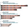 thumbnail image 3 of Buckle-Down Pet Collar, Dog Collar Plastic Buckle, Puerto Rico Flag Continuous Vintage, 7 to 8.5 Inches 0.5 Inch Wide, 3 of 8