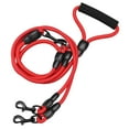 thumbnail image 4 of Innens Retractable Double Dog Leash No Tangle 360° Swivel Dual Dog Walking Leash with Foam Soft Handle, Heavy Duty Dual Leash for Large Dogs (Red, S), 4 of 14