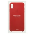 Apple Leather Case for iPhone XS Max (PRODUCT)RED