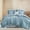 Blue, variant on Amberspace Ruffle Design 7-piece Bed in a Bag Comforter Set with Sheets,Blue,King