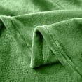 thumbnail image 3 of Lux Decor Collection Baby Blanket - Fluffy Fleece Blanket for Baby, Toddlers, Infant and Newborn - Super Soft, Warm & Cozy Blankets (30x40, Green), 3 of 5