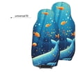 thumbnail image 6 of Sigee Whimsical Underwater Fantasy for Universal Car Seat Covers, Premium Car Seat Protector Set for Cars, SUVs, Trucks, 6 of 7