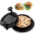 thumbnail image 1 of Chicken Shredder Tool Twist Meat Shredder Tool Twist Meat Masher Chicken Shredder Machine with Handles Plastic Pro Meat Shredded Chicken Grinder Claws Pork Beef Kitchen Food Bowl Black Pork Grinder, 1 of 7