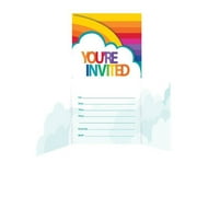 Access Rainbow Invitation Card, 8 Ct