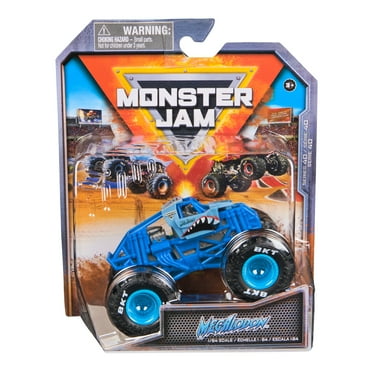 Monster Jam, Official Megalodon, Die-Cast Vehicle, 1:64 Scale, Kids Toys for Boys Ages 3 and up