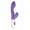 Purple, variant on Nasstoys Lotus Sensual Massager #3 Silicone Rabbit Vibrator, Purple