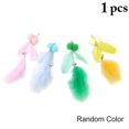 thumbnail image 2 of Cat Wand Refill Fake Feather Cat Teaser Replacement Kitten Teaser Attachment, 2 of 10