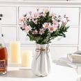 thumbnail image 6 of 2 PCS Artificial Flowers Fake Mini Daisy Flower Wedding Decoration Silk Bouquet Peony Decor Plastic Flower Arrangements Table Centerpieces, 6 of 7