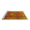 thumbnail image 2 of Ahgly Company Machine Washable Indoor Rectangle Persian Yellow Traditional Area Rugs, 8' x 10', 2 of 4
