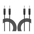 thumbnail image 1 of wonima44 2 Pack 6ft 3.5mm 1/8" Male TS Mono Plug to 3.5mm Male Mono Jack Audio Cable, 1 of 1