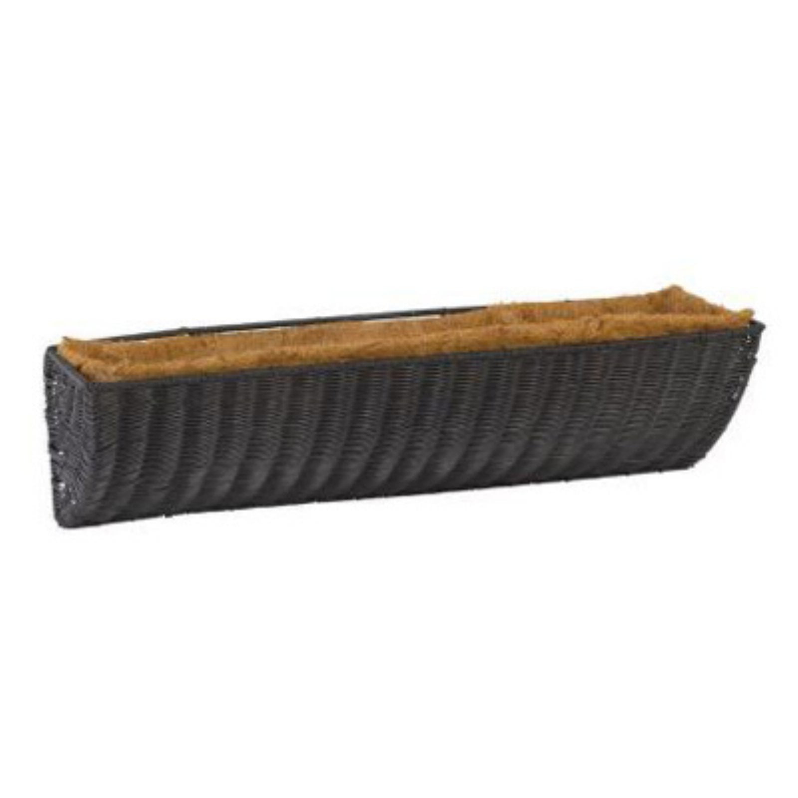 Resin Wicker Wall And Railing Planters