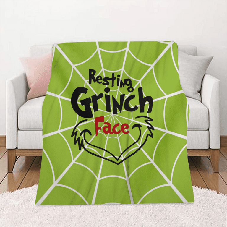 Grinch blanket online walmart