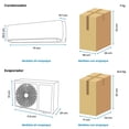 thumbnail image 3 of Minisplit Hisense Inverter 1Tonelada 12,000BTU´s Solo Frío 110V Blanco, 3 of 3
