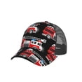 thumbnail image 7 of Picia Fire and Rescue Truck Pattern Trucker Hat,Baseball Cap,Sun Protection Cap,Stylish Headwear,Leisure Cap,Outdoor Sports Cap, 7 of 7