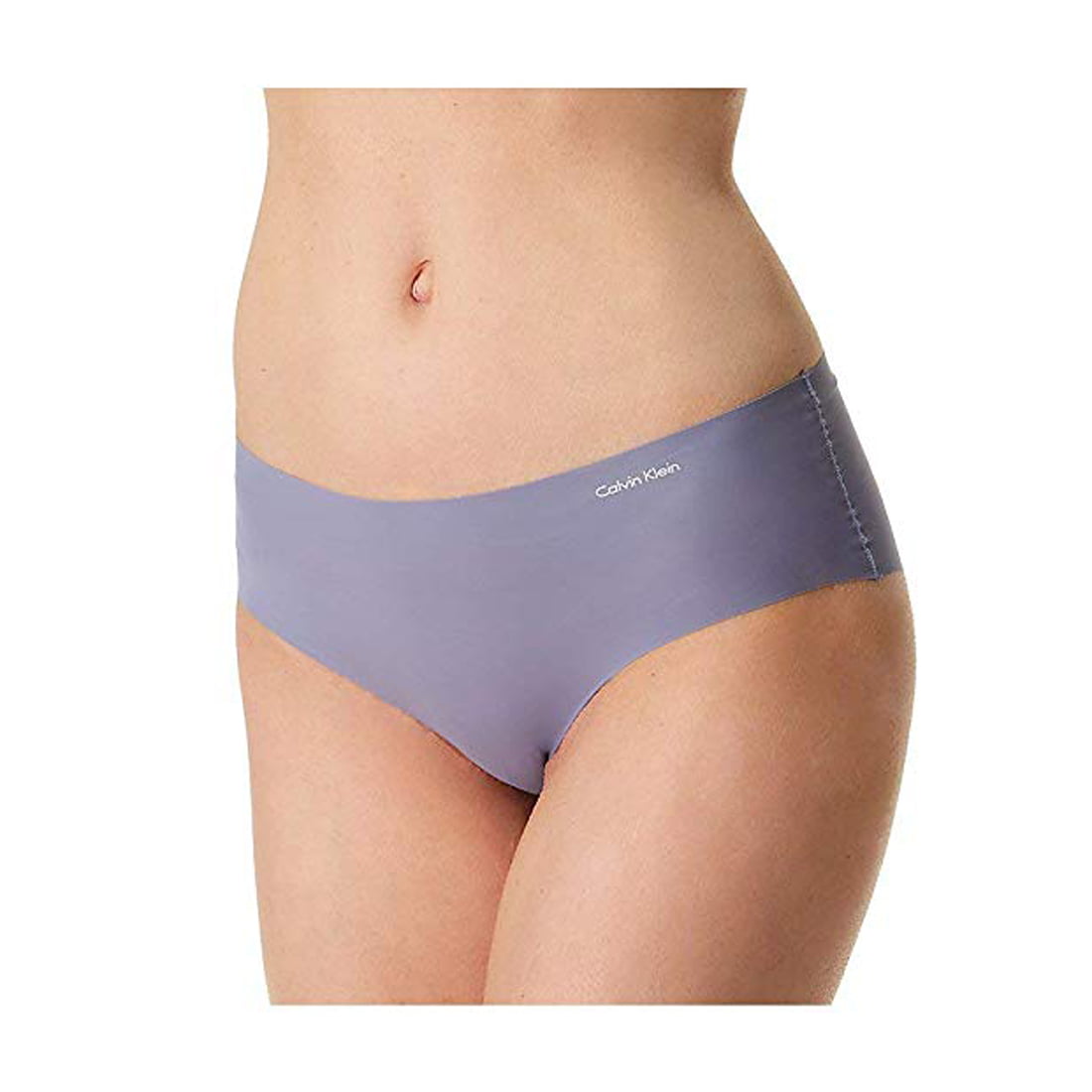 Calvin Klein Women's Invisibles Hipster Panty, Blue Granite, Small