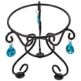 thumbnail image 4 of Raindrops Metal Garden Gazing Globe Stand - Multi-Functional Decorative Sphere Holder Base for Outdoor and Indoor Use, 4 of 8
