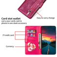 thumbnail image 4 of KAIYANG Funda de piel con cremallera y purpurina para Xiaomi Redmi Note 13 Pro 5G/Poco X6 5G, con tarjetero, color negro y rosa, 4 of 5